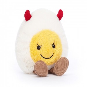 HUGE Jellycat Amuseable Devilled Egg 28 CM X 18 CM | 402697NLG