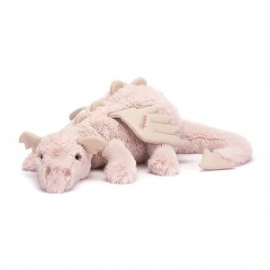 HUGE Jellycat Personalised Rose Dragon 19 CM X 66 CM | 395407HMG