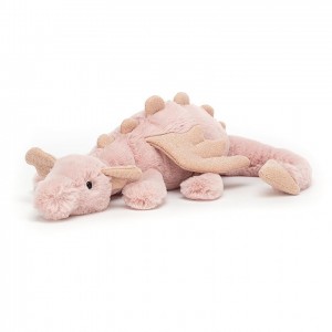 HUGE Jellycat Rose Dragon 19 CM X 66 CM | 368014JVK