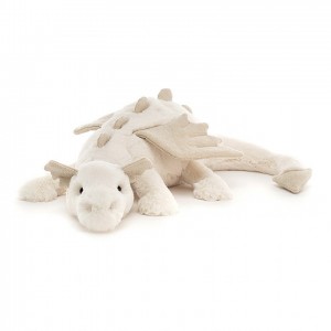 HUGE Jellycat Snow Dragon 19 CM X 66 CM | 286754HGF