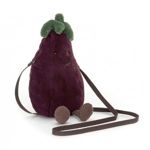 Jellycat Amuseable Aubergine Bag 24 CM X 12 CM | 652978MNP