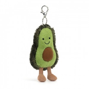 Jellycat Amuseable Avocado Bag Charm 19 CM X 9 CM | 135076LKZ