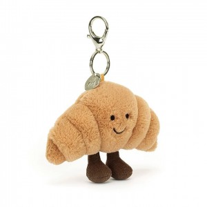 Jellycat Amuseable Croissant Bag Charm 16 CM X 13 CM | 508726WIU