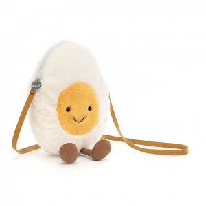 Jellycat Amuseable Happy Boiled Egg Bag 30 CM X 18 CM | 083471TPL