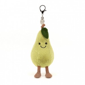 Jellycat Amuseable Pear Bag Charm 14 CM X 8 CM | 763250SCT