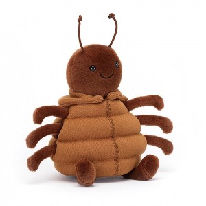 Jellycat Anoraknid Brown Spider 13 CM X 10 CM | 274589VKM