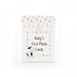 Jellycat Baby's First Bashful Puppy Photo Cards 16 CM X 2 CM | 714239KZW