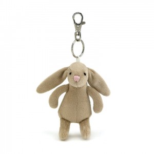 Jellycat Bashful Beige Bunny Keyring 15 CM | 861437ZPW