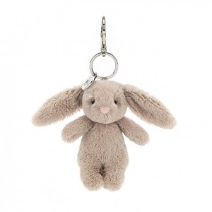 Jellycat Bashful Bunny Beige Bag Charm 17 CM X 3 CM | 597460EPQ