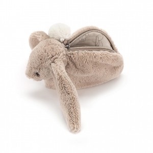 Jellycat Bashful Bunny Beige Pouch 10 CM X 5 CM | 957168IVK