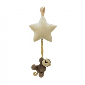 Jellycat Bashful Monkey Star Musical Pull 28 CM | 570681FQX