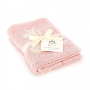 Jellycat Bashful Unicorn Blanket 100 CM X 77 CM | 063845IZY