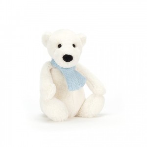 Jellycat Bashful Winter Polar Bear 24 CM X 9 CM | 451673SGK