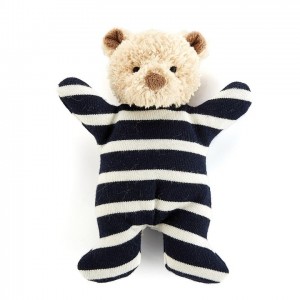 Jellycat Breton Bear Rattle 16 CM X 8 CM | 126593DTF