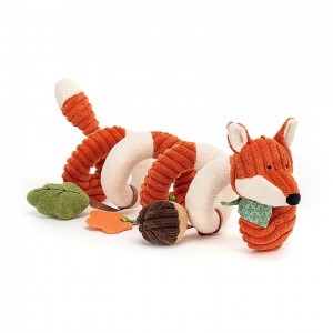 Jellycat Cordy Roy Baby Fox Spiral Activity Toy 13 CM X 12 CM | 718605CEG