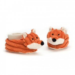 Jellycat Cordy Roy Fox Booties 13 CM | 479261VMP