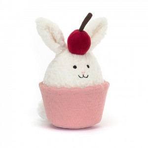 Jellycat Dainty Dessert Bunny Cupcake 14 CM X 10 CM | 826504RYL