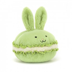 Jellycat Dainty Dessert Bunny Macaron 12 CM X 12 CM | 642591SYH