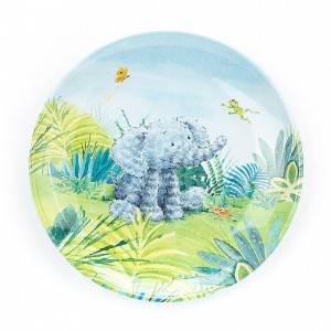 Jellycat Elephants Cant Fly Melamine Plate 20 CM X 20 CM | 358419PDZ