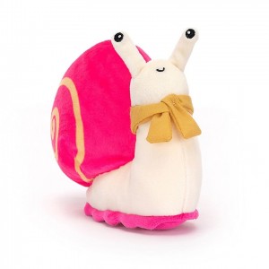 Jellycat Escarfgot Pink 15 CM X 8 CM | 420689NOD