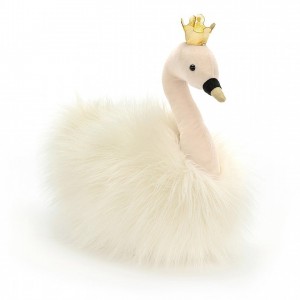 Jellycat Fancy Swan Fluffy 37 CM X 16 CM | 021854PLJ