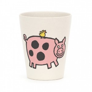 Jellycat Farm Tails Bamboo Cup 9 CM X 7 CM | 245987IOA