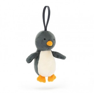 Jellycat Festive Folly Penguin 10 CM X 4 CM | 018459IOM