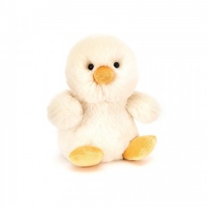 Jellycat Fluffster Cream Chick 11 CM X 6 CM | 857029RAP