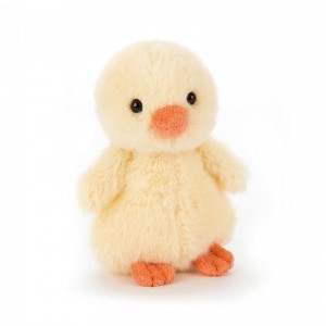 Jellycat Fluffy Yellow Chick 11 CM X 7 CM | 382504QJL