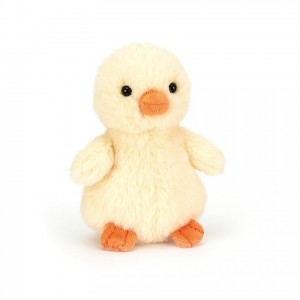 Jellycat Fluffy Yellow Chick 11 CM X 7 CM | 627350ONF