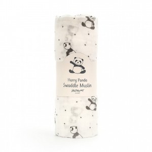 Jellycat Harry Panda Swaddle Muslin 120 CM | 138042DPV