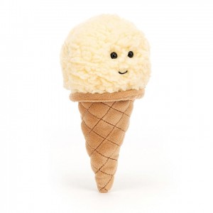 Jellycat Irresistible Ice Cream Vanilla 18 CM X 8 CM | 302415GIR