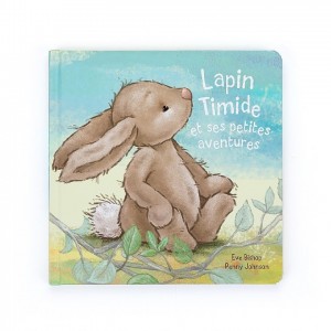 Jellycat Lapin Timide Et Ses Petites Aventures Livre (Little Me) 21 CM X 21 CM | 540127RUZ