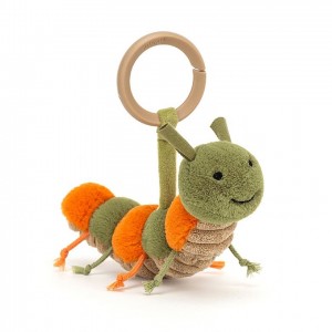 Jellycat Little Christopher Caterpillar Rattle 8 CM X 16 CM | 054139IGP