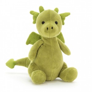 Jellycat Little Puff Jade 16 CM X 10 CM | 658037MBH