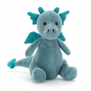 Jellycat Little Puff Sapphire 16 CM X 10 CM | 236057CXP