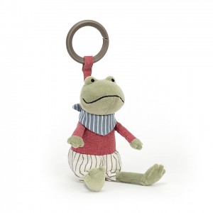 Jellycat Little Rambler Frog Rattle 13 CM X 8 CM | 978410CSZ