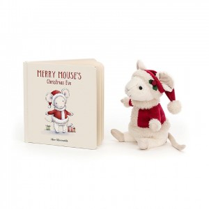 Jellycat Merry Mouse Book and Merry Mouse | 972061JHG