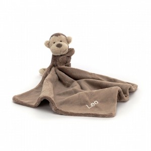 Jellycat Personalised Bashful Monkey Soother 34 CM X 34 CM | 653172DTV