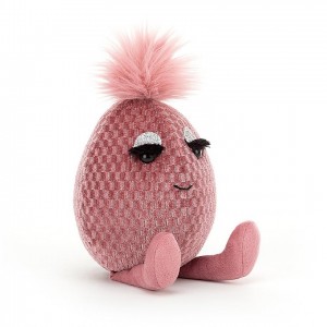 Jellycat Pink Topaz Fabbyegg 24 CM X 10 CM | 629015TAN