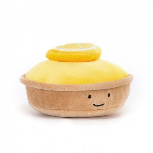 Jellycat Pretty Patisserie Tarte Au Citron 5 CM X 10 CM | 693507FPM