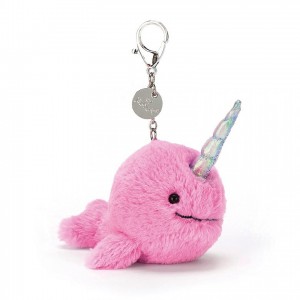 Jellycat Seas The Day Fuchsia Bag Charm 11 CM X 7 CM | 237409SXD