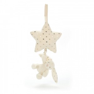 Jellycat Twinkle Bunny Musical Pull 28 CM X 19 CM | 318965UJV