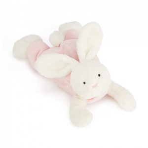 Jellycat Velvet Bunny Pink Sleepy 33 CM X 15 CM | 493270OFU