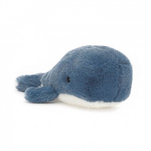 Jellycat Wavelly Whale Blue 6 CM X 15 CM | 079135GYN