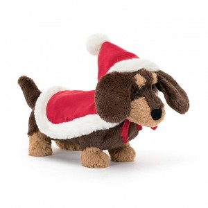 Jellycat Winter Warmer Otto Sausage Dog 15 CM X 7 CM | 725093TOS