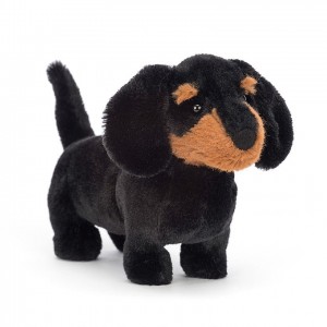 LARGE Jellycat Freddie Sausage Dog 17 CM X 18 CM | 513729YVB