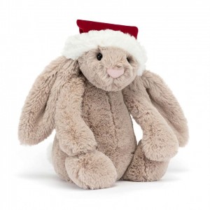 MEDIUM Jellycat Bashful Christmas Bunny 31 CM X 12 CM | 365120DIE