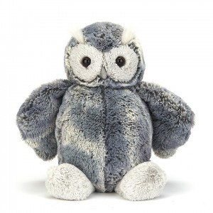 MEDIUM Jellycat Bashful Forest Folk Oak Owl 31 CM | 329470UIC