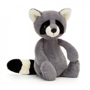 MEDIUM Jellycat Bashful Raccoon 28 CM X 12 CM | 370684POA